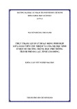 Khóa luận tốt nghiệp đại học: Thực trạng quản lý hoạt động phối hợp giữa giáo viên chủ nhiệm và cha mẹ học sinh ở một số trường trung học phổ thông thành phố Đà Lạt, tỉnh Lâm Đồng