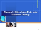 Bài giảng Chương 5: Kiểm chứng Phần mềm (Software Testing)