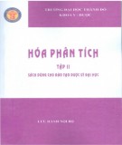 Giáo trình Hóa phân tích (Tập 2 - Sách dùng cho đào tạo dược sỹ Đại học): Phần 1