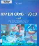  hóa đại cương - vô cơ  (tập 1 - sách đào tạo dược sỹ đại học, tái bản lần thứ nhất có chỉnh sửa và bổ sung): phần 1