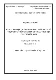 Tóm tắt Luận án Tiến sĩ Vật lý: Nâng cao hiệu quả của phương pháp thăm dò trọng lực trong nghiên cứu cấu trúc địa chất ở Việt Nam