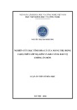 Luận án Tiến sỹ Hóa học: Nghiên cứu đặc tính hóa lý của màng thụ động Cr(III) trên lớp mạ kẽm và khả năng bảo vệ chống ăn mòn