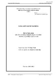 Sáng kiến kinh nghiệm: Một số biện pháp quản lý hoạt động dạy và học mang lại hiệu quả cao