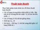 Bài giảng Thuật toán Booth