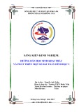 Sáng kiến kinh nghiệm: Hướng dẫn học sinh khai thác và phát triển một số bài toán hình học 9