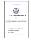 Sáng kiến kinh nghiệm: Một số kinh nghiệm vận dụng kiến thức liên môn nhằm giáo dục học sinh bảo vệ môi trường trong môn Địa lý 7