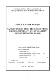 Sáng kiến kinh nghiệm: Tăng cường đồ dùng trực quan trong chương trình Lịch sử lớp 10 - (phần Lịch sử thế giới Cận đại)