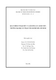 Nghiên cứu khoa học: Quan điểm về đạo đức và lối sống của sinh viên trường Đại học Sư phạm Thành phố Hồ chí Minh