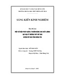 Sáng kiến kinh nghiệm: Một số biện pháp quản lý nhằm nâng cao chất lượng dạy học ở trường THPT Mỹ Hào huyện Mỹ Hào tỉnh Hưng Yên