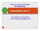 Bài giảng Marketing dịch vụ: Chương 3 – Nguyễn Thị Trang Nhung