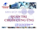 Bài giảng Quản trị chuỗi cung ứng: Chương 2 - ThS. Ngô Thị Phương Anh