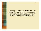 Bài giảng Phân tích hoạt động kinh doanh: Chương 7 - ThS. Lê Văn Hòa  (2016)