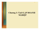 Bài giảng Quản trị kinh doanh: Chương 3 - ThS. Lê Văn Hòa