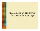 Bài giảng Quản trị kinh doanh: Chương 8 - ThS. Lê Văn Hòa