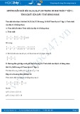 Giải bài tập Tính chất của dãy tỉ số bằng nhau SGK Đại số 7 tập 1