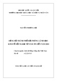 Tóm tắt Luận án Tiến sĩ Lịch sử: Đảng bộ thành phố Hải Phòng lãnh đạo kinh tế đối ngoại từ năm 1991 đến năm 2010