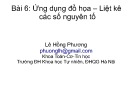 Bài giảng Bài 6: Ứng dụng đồ họa – Liệt kê các số nguyên tố