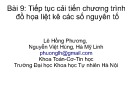 Bài giảng Bài 9: Tiếp tục cải tiến chương trình đồ họa liệt kê các số nguyên tố