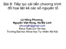 Bài giảng Bài 8: Tiếp tục cải tiến chương trình đồ họa liệt kê các số nguyên tố