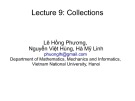 Lecture 9: Collections