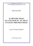 Luận văn Thạc sĩ Lịch sử: Sự biến đổi trong hạ tầng kinh tế - kỹ thuật ở Nam Kỳ thời Pháp thuộc