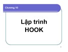 Bài giảng Lập trình Windows - Chương 10: Lập trình Hook (2016)