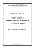 Luận văn Thạc sĩ Giáo dục học: Thiết kế blog hỗ trợ dạy học Hóa học 8 trung học cơ sở