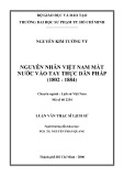 Luận văn Thạc sĩ Lịch sử: Nguyên nhân Việt Nam mất nước vào tay thực dân Pháp (1802-1884)