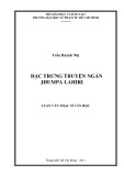 Luận văn Thạc sĩ Văn học: Đặc trưng truyện ngắn Jhumpa Lahiri