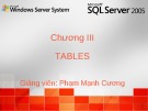 Bài giảng SQL server 2005: Chương 3 - Phạm Mạnh Cương