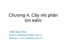 Bài giảng Cấu trúc dữ liệu và giải thuật: Chương 5 - Trần Minh Thái (Trường Đại học Hồng Bàng )