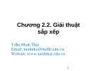 Bài giảng Cấu trúc dữ liệu và giải thuật: Chương 2.2 - Trần Minh Thái (2016)