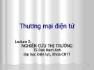 Bài giảng Thương mại điện tử: Lecture 2 - TS. Đào Nam Anh