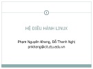 Bài giảng Hệ điều hành Linux - Bài 1: Tổng quan