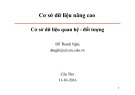 Bài giảng Cơ sở dữ liệu nâng cao - Chương 4: Cơ sở dữ liệu quan hệ - đối tượng