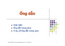 Bài giảng Lập trình mạng - Chương 3: Ống dẫn