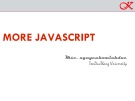 Bài giảng More Javascript