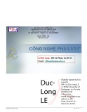 Công nghệ phần mềm - TS. Lê Đức Long