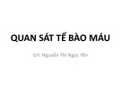 Bài giảng Thực hành Vi sinh - Ký sinh trùng: Quan sát tế bào máu - GV. Nguyễn Thị Ngọc Yến