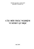 Câu hỏi trắc nghiệm Vi sinh vật học - ĐH Y Dược Huế