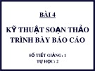 Bài giảng môn học Quản trị văn phòng: Chương 9.4 - TS. Nguyễn Nam Hà