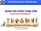 Bài giảng Quản trị chuỗi cung ứng: Chương 1 - ThS. Trần Thị Thu Hương