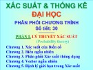 Bài giảng Xác xuất thống kê (Phần 1) - Chương 1: Xác xuất của biến cố