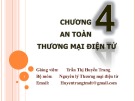 Bài giảng Thương mại điện tử căn bản: Chương 4 - Trần Thị Huyền Trang