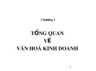 Bài giảng Văn hóa doanh nghiệp: Chương 1 - Phạm Đình Tịnh