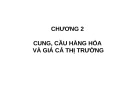 Bài giảng Kinh tế vĩ mô - Chương 2: Cung, cầu hàng hóa và giá cả thị trường