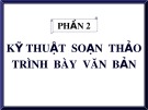 Bài giảng môn học Quản trị văn phòng: Chương 5 - TS. Nguyễn Nam Hà