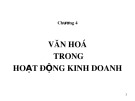 Bài giảng Văn hóa doanh nghiệp: Chương 4 - Phạm Đình Tịnh