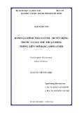 Luận án Tiến sĩ Y học: Đánh giá hình thái cơ tim - huyết động trước và sau thủ thuật đóng thông liên nhĩ bằng Amplatzer