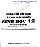  phương pháp giải nhanh câu hỏi trắc nghiệm sinh học 12: phần 1